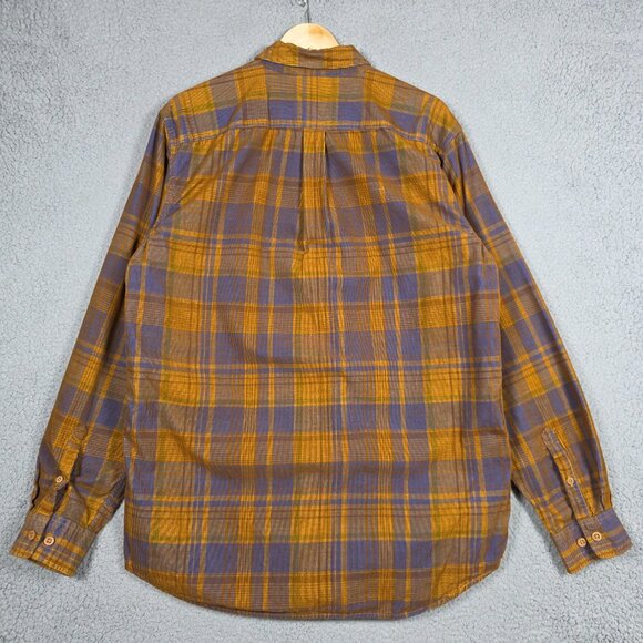 The Territory Ahead Shirt Size LT Corduroy Button Down Regular Fit Rustic Plaid - Picture 5 of 11